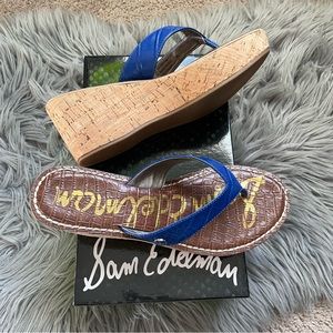 Sam Edelman wedge leather sandal